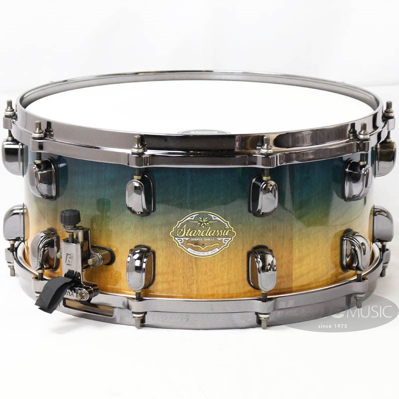 TAMA Starclassic Maple JapanExotic14×6.5 Ocean Blue Fade Movinguiの画像